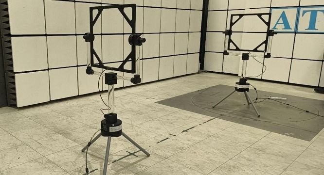 Anechoic chamber NSIL calibration setup